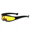 Gafas de Sol Personalizadas X-Men Transfronterizas Gafas Láser Láser Robot Espacial Conjoined Lente de Mercurio Gafas de Sol