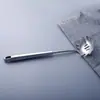 Acero Inoxidable 304 Espátula de Silicona para Cocinar Utensilios de Cocina Espátula para Freír Cuchara para Sopa Resistente a Altas Temperaturas Juego de Espátulas de Silicona para Cocina