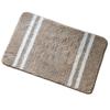 Alfombrilla Gruesa para Piso de Baño Hogareña Imitación Cachemir Felpudo para Puerta de Entrada Inodoro Baño Absorbente de Agua Antideslizante Transfronterizo