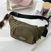 Bolsa Transversal Infantil, Mochila para Meninos, Pequena Bolsa de Peito Tendência em Lona, Pochete para Bebê Estilo Coreano, Bolsa Transversal de Nylon para Meninos