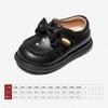 [Mesmo Estilo do Shopping] Sapatos de Couro Snuffy para Meninas, Novo Modelo Outono 2026, Sapatos Antiderrapantes de Solado Macio para Crianças Pequenas