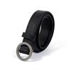 Cinturón de Cuero para Mujer Estilo Coreano Estudiante Combinación Total Estilo Ins Cuero Vacuno Hebilla de Pin Jeans con Cinturón Ancho Decorativo para Mujer