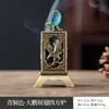 Queimador de Incenso Pequeno Pera Xiangyun Ganso Novo Estilo Chinês Liga de Zinco Pequeno Queimador de Incenso Suporte de Incenso Dragão e Fênix Queimador de Incenso em Espiral Aromaterapia Pastilhas