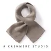 Nueva colección de otoño e invierno: Bufandas de punto de cachemira de color liso para hombres y mujeres, versátiles y a la moda, con un diseño perforado de punto cruz