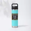 Taza termo de acero inoxidable 304 para viajes transfronterizos, hervidor deportivo de gran capacidad para exteriores, taza de vacío portátil para coche