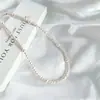 Novo Colar Manta Pérola Rosa, Acessório de Luxo com Elegância Francesa, Luxo Leve, Estilo Nicho, Corrente para Pescoço e Clavícula Feminina