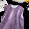Camiseta sin mangas estilo americano para hombre, marca de moda, corte sencillo de hombro ancho sin mangas para verano, camiseta sin mangas deportiva holgada para usar sobre otra ropa