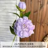 Arranjo de Cena com Flores Artificiais, Flores Artificiais da Série Roxa para Celebração de Casamento, Arranjo de Flores de Chão, Decoração Suave e Flores para Paisagismo de Salão de Casamento