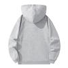 Sudadera con capucha de forro polar nueva, simple, para otoño e invierno, de media botonadura, abierta por delante, manga larga, para adolescentes, pareja moderna