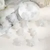 Accesorios de flor de organza de 4.5 cm Accesorios DIY para ropa, zapatos, sombreros, ramilletes, pinzas para el cabello y accesorios para el cabello