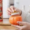 Todo va bien Tarro de caqui tarro de caramelo sellado de cerámica mini tarro de té decoración creativa para inauguración de casa tarro de aromaterapia
