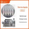 Máquina Tudo-em-Um de Enchimento Automático, Lançamento, Moldagem por Sopro e Poteamento Hongtao K com Cinco Máquinas de Lançamento e Enchimento