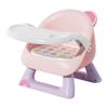 Silla de comedor para niños, sofá multifuncional para bebés, silla de llamada para bebés, silla con respaldo, taburete de plástico de dibujos animados para el hogar, venta al por mayor