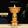 Suporte de Lâmpada de Manteiga Eletrônica Xizang Lâmpada LED Plug-in Recarregável Lâmpada de Buda Doméstica Lâmpada de Oferenda Oito Símbolos Auspiciosos Suporte de Vela para Lâmpada de Buda