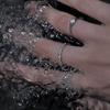 Anillo de Dedo Índice con Textura Diseño Nicho Femenino ins Moda Estilo Frío de Alta Gama Lujo Ligero Alta Gama Abierto Francés Moda Cool