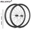 Quadro ultraleve 700C altura 35mm melão bicicleta freio a disco conjunto de rodas estrada cross-country tração reta 6 trava de garra 6 ding
