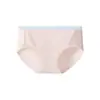 Braguitas de algodón peinado para niñas, paquete de 40 unidades, color macaron contrastante, sin costuras, de talle medio, que cubren las caderas, transpirables, con protección antibacteriana 7A en la entrepierna.