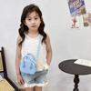 Estilo Coreano 2024 Verano Nuevo Bolsa para Niños Niños y Niñas Bolso de Hombro Simple Color Sólido Estilista Portátil para Niños Bolso Cruzado