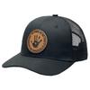 Patrón de Logo de Etiqueta Tejida de Cuero 5 Piezas 6 Piezas 7 Piezas Placa Ligera Gorra de Camionero Americana Gorra de Béisbol Personalización