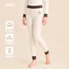 Pantalones Cálidos de Otoño e Invierno para Niños Pantalones Gruesos de Otoño para Niños Pantalones Base Cepillados para Niños Medianos y Grandes Ropa Interior para Niñas Pantalones de Algodón y Lana