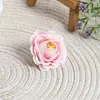 Novas Cabeças de Flor Rosa Chá Multicores Estilo Europeu, Flores de Rosa Artificiais, Flores de Seda, Materiais DIY, Decoração de Casa, Flores Artificiais