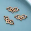 Nuevos accesorios de joyería con colgantes de moda, aretes de strass en forma de corazón, pulseras, collares, accesorios DIY, accesorios de metal al por mayor