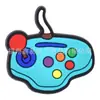 Diapositivas para zapatos de mando de videojuego de dibujos animados, hebillas para zapatos, accesorios DIY, parches de goma blanda de PVC, decoraciones para consolas de videojuegos y fundas de teléfono