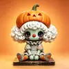 Adornos de Madera de Halloween Estilo Europeo y Americano, Decoraciones de Atmósfera Festiva, Adornos de Escritorio, Regalos Preferidos y Adornos Artesanales