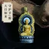 Colgantes Zodiacales de Esmalte de los Ocho Guardianes para Hombres y Mujeres, Colgantes de Buda Zodiacal, Regalos Retro Chapados en Oro, Colgantes