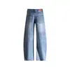 26 Otoño Invierno Nuevos Pantalones Bootcut Lavados Retro Americanos Sin Estirar Tiro Bajo Sueltos Pierna Ancha Jeans para Mujer Dropshipping