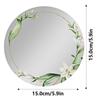 Espejo Decorativo Acrílico Magnético de Hierro para Casillero Transfronterizo Espejo de Maquillaje Magnético para Refrigerador Espejo de Maquillaje de Color Mágico Espejo de Mano