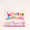Velas de Cumpleaños Personalizadas de Letras Dibujos Animados Coloridas Decoración para Hornear Pasteles Creativa Marca de Letras Inglesas Velas para Fiesta