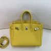 2026 Nuevo Modelo Togo Piel de Vaca de Capa Superior Hebilla Plateada Bolso Birkin Gran Capacidad Moderno Versátil Bolso de Hombro Cruzado para Mujer