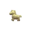 Chaveiro mais vendido de ouro puro 999 "Fique Rico Logo", pingente de cavalo de desenho animado fofo para o Ano do Cavalo, perfeito para atrair clientes e presentear