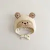 Chapéu de Bebê Yipan Inverno Novo Estilo Ins Fofo Desenho Animado à Prova de Vento Chapéu de Pelúcia Infantil Chapéu Quente com Proteção de Orelha para Bebê