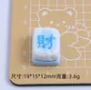 Novo Estilo Boa Sorte e Fortuna Bolo de Mahjong Acessórios de Resina Artesanal Grampo de Cabelo com Cola de Chantilly Chaveiro Materiais Criativos
