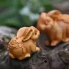 Enfeites de Escultura em Madeira de Cipreste, Artesanato, Itens de Mão, Pingentes dos Doze Animais do Zodíaco, Lembranças de Mesa, Wukong de Madeira