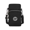 Bolsa Cruzada de Mano Directa de Fábrica al por Mayor Bolsa para Teléfono Móvil de Pantalla Grande Billetera para Monedas Bolso Colgante para Cuello/Muñeca Running Vertical Mini