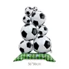 Globos de Fútbol Mate Serie Copa del Mundo Globos de Campo de Fútbol Decoración para Fiesta Deportiva Arreglo Trofeo