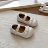 Zapatos Mary Jane Planos para Niñas 2026 Nuevos de Primavera y Otoño, Zapatos de Princesa de Suela Blanda para Niños Pequeños, Dulces Zapatos de Cuero para Combinar con Faldas