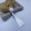Recordando a Xiangfei Bola de Pelo de 12 cm Borla con Cuentas Colgante de Traje Antiguo Accesorios Hanfu Cheongsam Manualidades Accesorios de Vestimenta