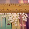 Contas Soltas Imitação Pérola de Alto Brilho Não Porosas de 2-6mm em Branco e Coloridas para Decorações DIY de Nail Art, Strass para Capinhas de Celular e Materiais de Embelezamento