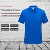 Camisa polo personalizada de algodão puro para verão, publicidade cultural, impressão de manga curta, 4s, roupas de trabalho, camiseta, macacão bordado