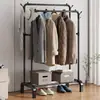 Perchero de Pie para Dormitorio Perchero para Ropa Hogareño Lujo Ligero Perchero Multifuncional Vertical Sencillo Tendedero Vertical