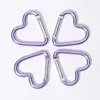 Gran Stock Mosquetón Forma de Corazón Botón para Ropa Infantil DIY Gancho Pequeño Forma de Corazón Mosquetón Corazón Melocotón