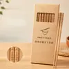 Palitos de Bambu Nanmu Naturais Carbonização Profunda em Alta Temperatura Domésticos Antiderrapantes Sem Cera Sem Tinta Resistentes a Altas Temperaturas Novos Palitos de Madeira