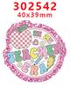 Acessórios de Acrílico Desenho Animado com Glitter Transfronteiriço Acessórios para Joias DIY de Resina Patch Grampo de Cabelo Grampo de Cabelo Gt-F-301568