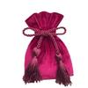 Bolsa de Terciopelo con Cordón para Joyería, Bolsa de Almacenamiento Antipolvo de Gamuza, Bolsa con Logo Personalizado