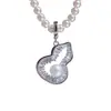 Accesorio para hacer tú mismo: Montura de colgante de perla de plata de ley S925, ligera y elegante, montura de plata que se puede abrir para ajustarse a perlas de 5-6 mm