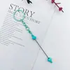 Llavero de Cuentas de Dopamina Hebilla Cuadrada Hebilla Redonda Varilla de Cuentas Pintura Multicolor Llavero para Teléfono Móvil Colgante Pequeño Exquisito